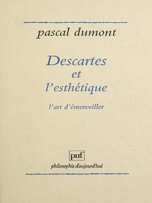 cover image of Descartes et l'esthétique